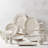 Lenox French Perle White Dishwasher Safe Salt & Pepper Shaker Set - Stoneware