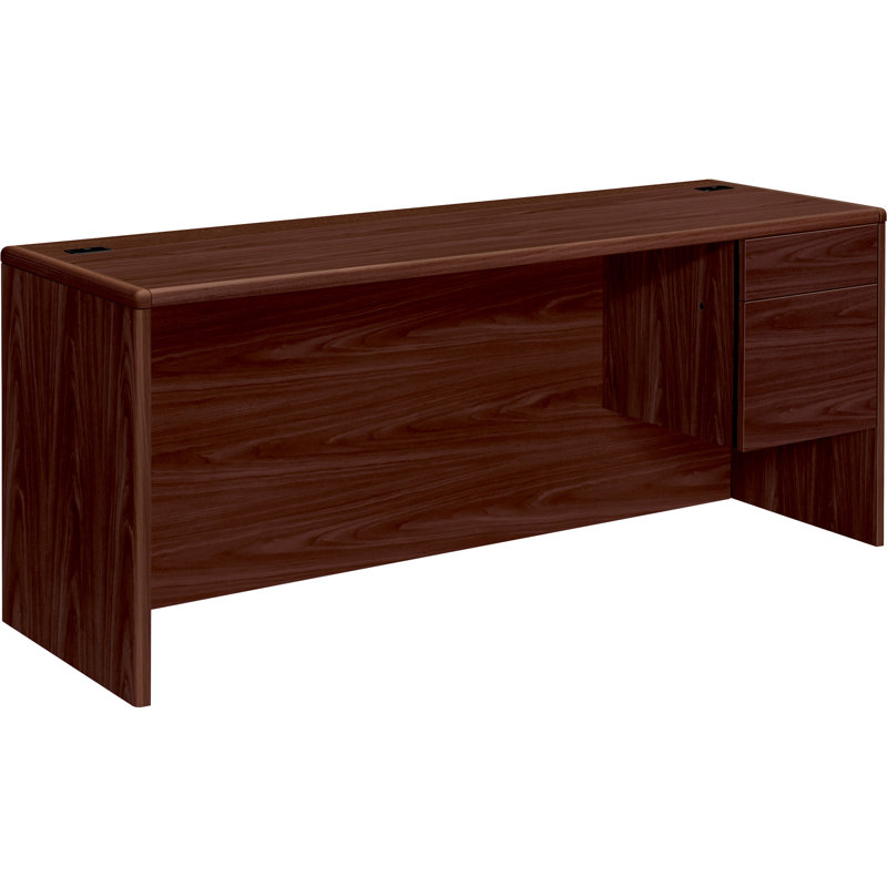 Bureau de direction 10700 series, Acajou, Droite