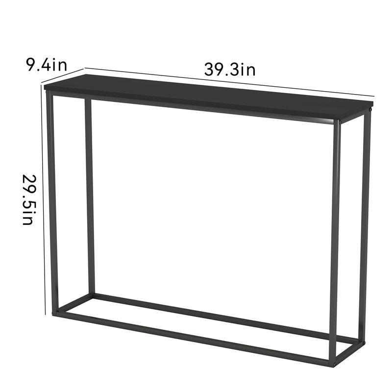 Advaita 254cm Console Table, Black