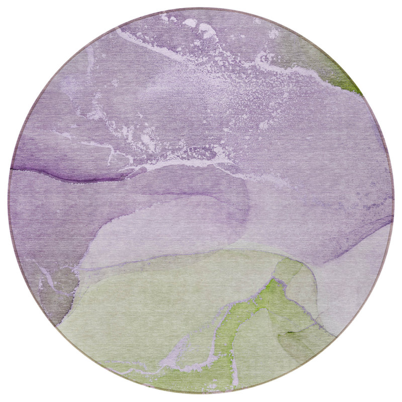 Tapis d'intérieur rond 8 po