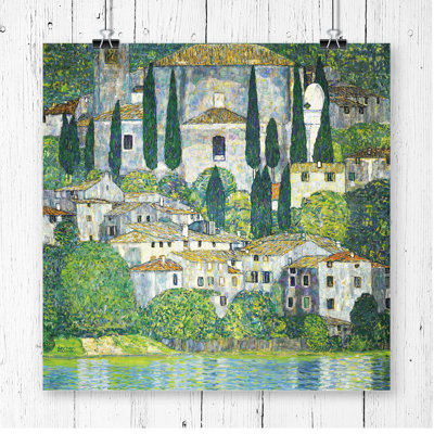 Gustav Klimt Church in Cassone - Frameless Print