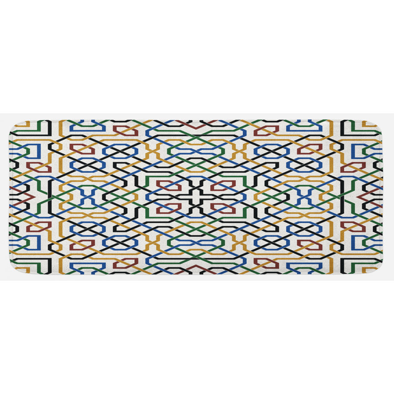 Eclectic Polyester Kitchen Mat