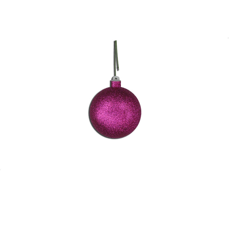 Ornement boule solide, Rose