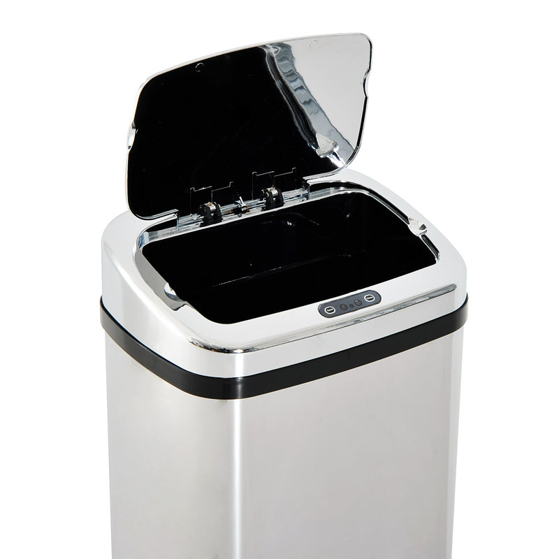 Steel Motion Sensor Kitchen Trash Can, 50L
