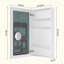 Armoire à pharmacie avec miroir sans cadre Surface, armoire à pharmacie avec bords biseautés et porte à ouverture à gauche-1630425090