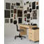 Wave Solid Wood Writing Desk