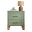 Table de chevet 2 tiroirs Sage Green