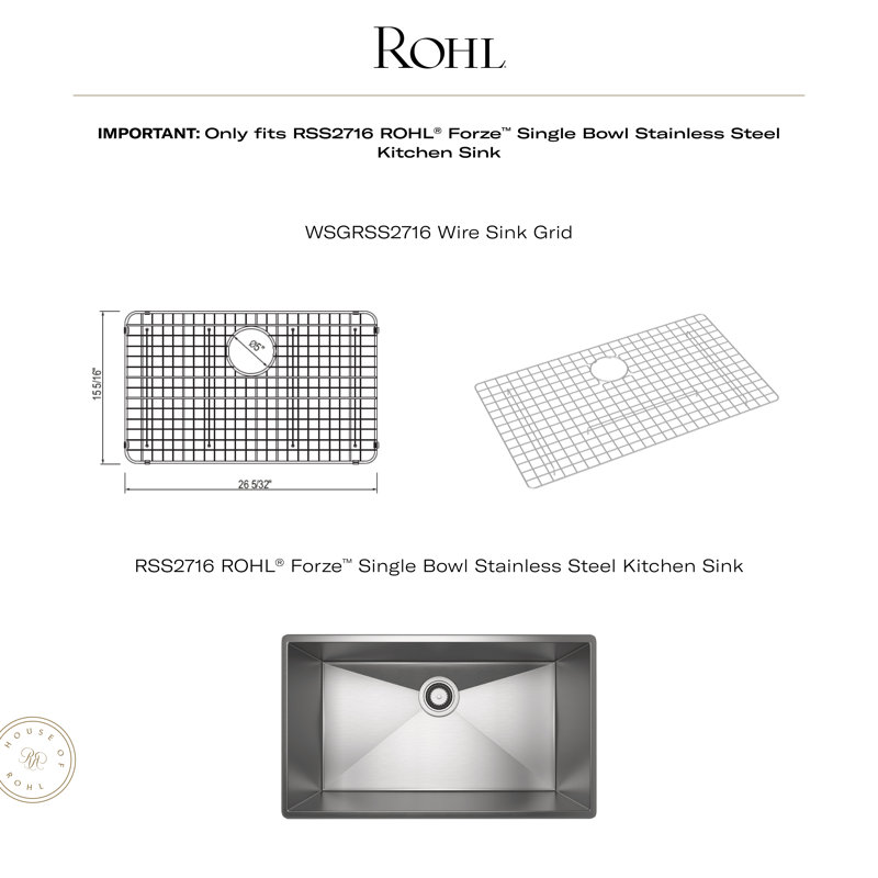 Forze Wire Sink Grid For RSS2716 Kitchen Sink