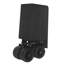 Chariot utilitaire pliable robuste robuste de 51 pouces - capacité de 480 lb, structure stable brevetée, pliage compact 1: 6 et roues tout-terrain de 7 po, aucun assemblage requis, noir-gris