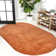 Antto Solid Low-Pile Orange Rug