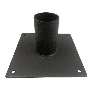 Support mural à 180 ° avec adaptateur mural à bras droit Tenon 2-3 / 8 "O.D. pour lumières SlipFit