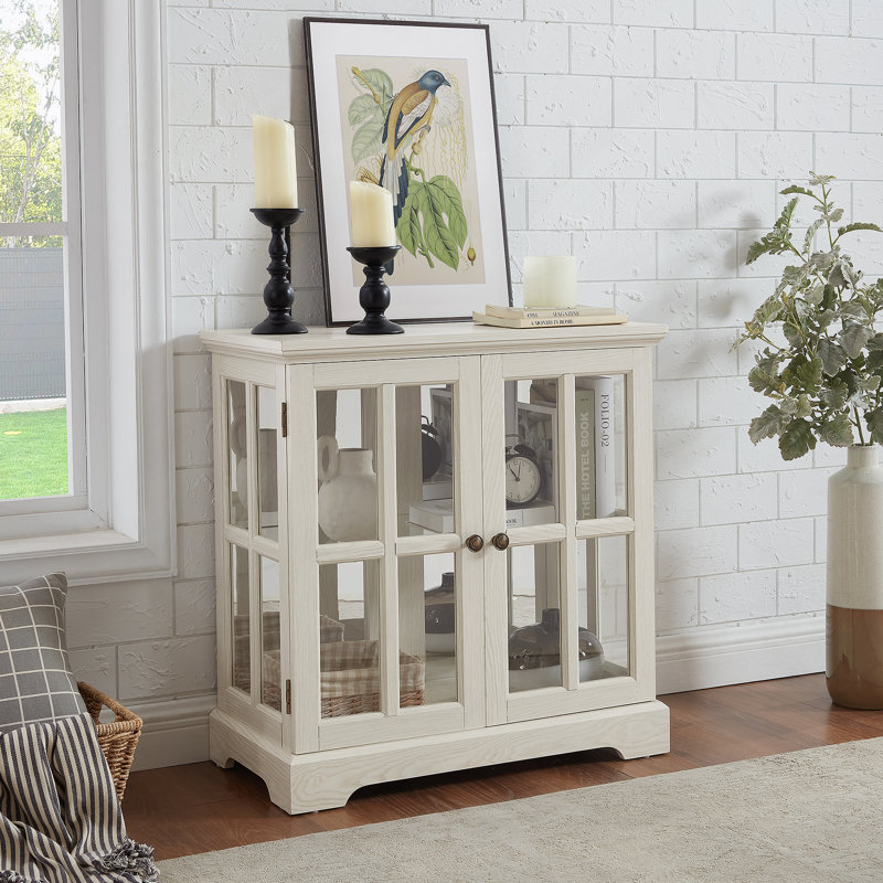 LED Curio Display Cabinet With Adjustable Shelves And Magnetic Closure, Retro Design For Showcasing Precious Possessions