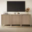 Buffet à panneau cannelé l 29,1 po avec 2 tablettes réglables-1410740628-1410740635