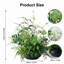 Arrangement de verdure artificielle dans un vase noir mat, centre de table en fausse plante tropicale avec anthurium et fougères pour la table de salle à manger, décoration de salon