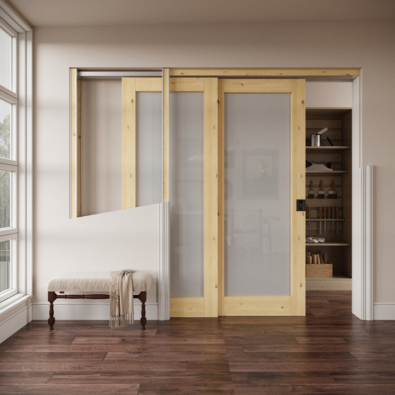 Interior, 36 po x 80 po, Pin / noir