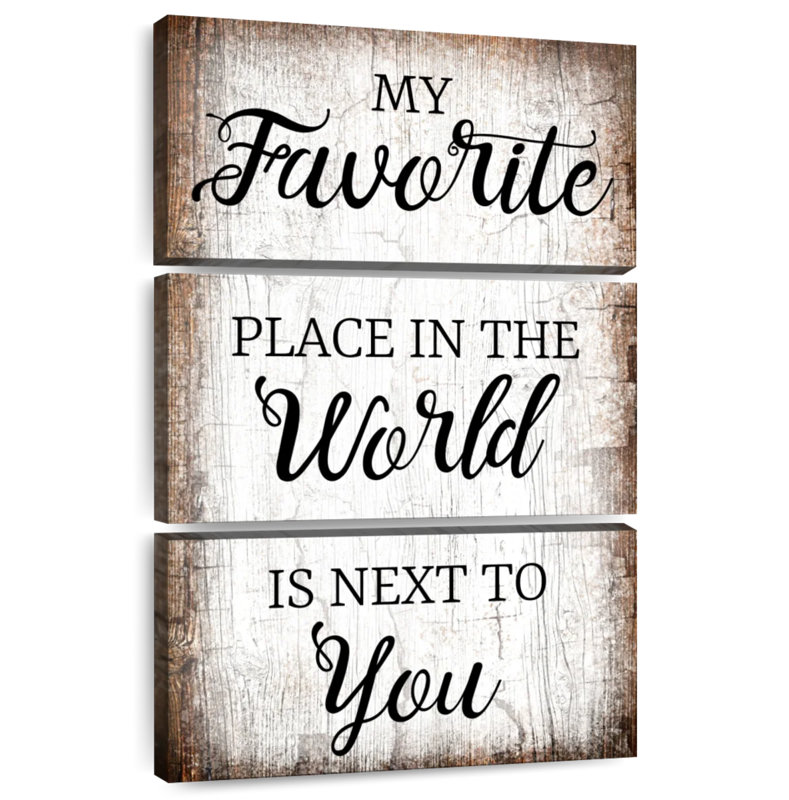 Plaque murale Kema My Favorite Place Couples, H 38 po x l 24 po