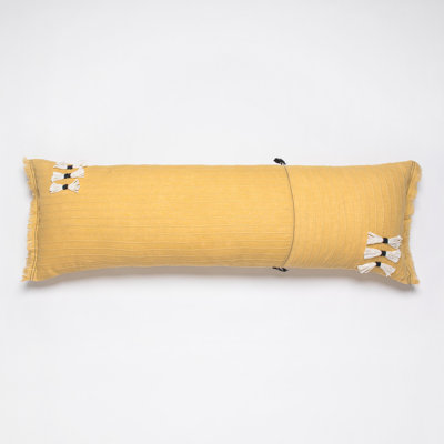 Cambria Linen Bolster Pillow Cover & Insert