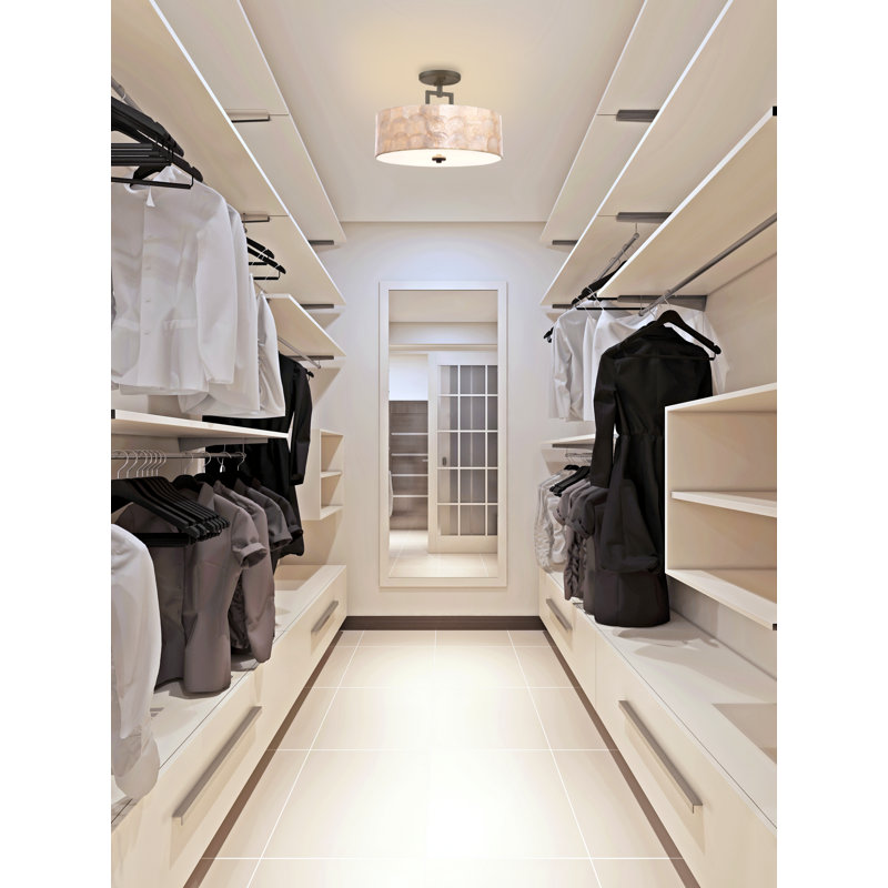 Alysa Shell Semi Flush Mount