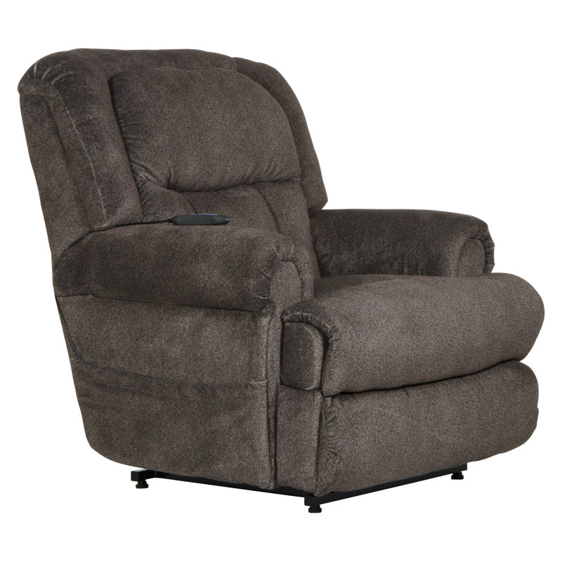 Fauteuil inclinable électrique Anariah, Polyester gris