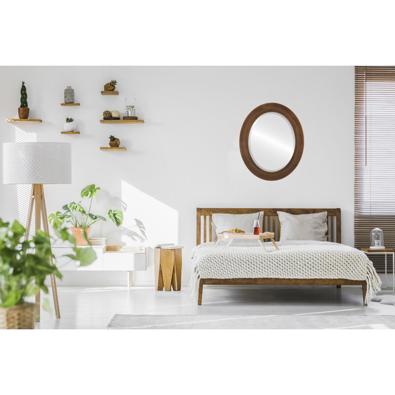 Miroir décoratif biseauté traditionnel Meansville, 19 po x 15 po