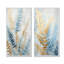 Ensemble de 2 décorations murales bleues et dorées-1430460932-1430460938
