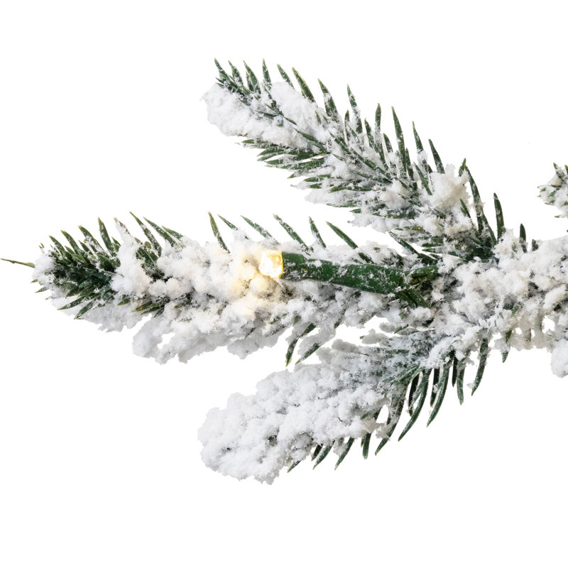 Real Touch™ Artificial Pine Christmas Tree with Lights, 6'