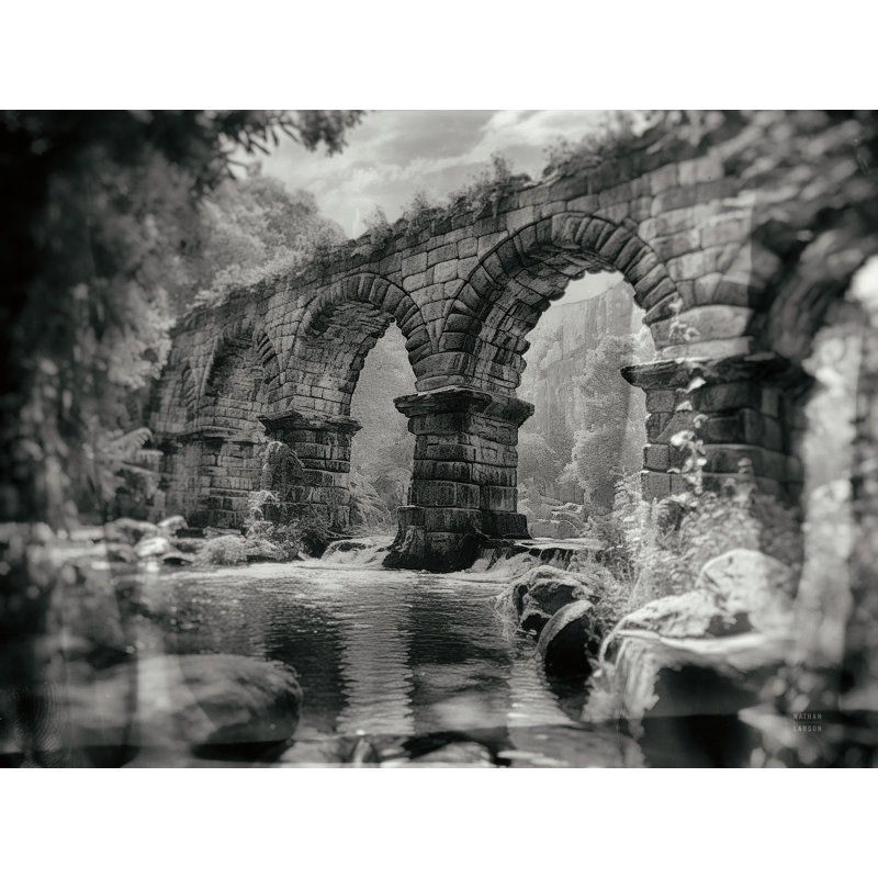 Aqueduct II par Nathan Larson, H 24 po x l 32 po