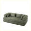 Canapé-lit convertible en chenille avec coussins décoratifs Chenille-456744088