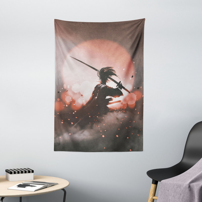 Tapisserie japonaise en polyester, H 60 po x l 40 po