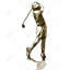 Illustration d'un golfeur - homme figuratif, impression encadrée