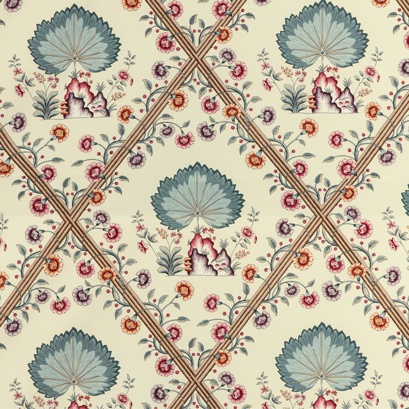 Louverne Loire 100% Cotton Fabric, Jewel