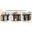 47" Narrow Black Console Table