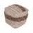 Parkland Collection Iliya Transitional Beige Pouf