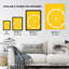 Wall Art Print Lemon On Citron On Monotone Minimalist Kitchen Interior Decor Poster
