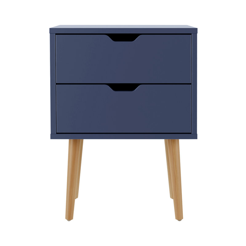 Lalani 40cm W Bedside Table, Nightshadow