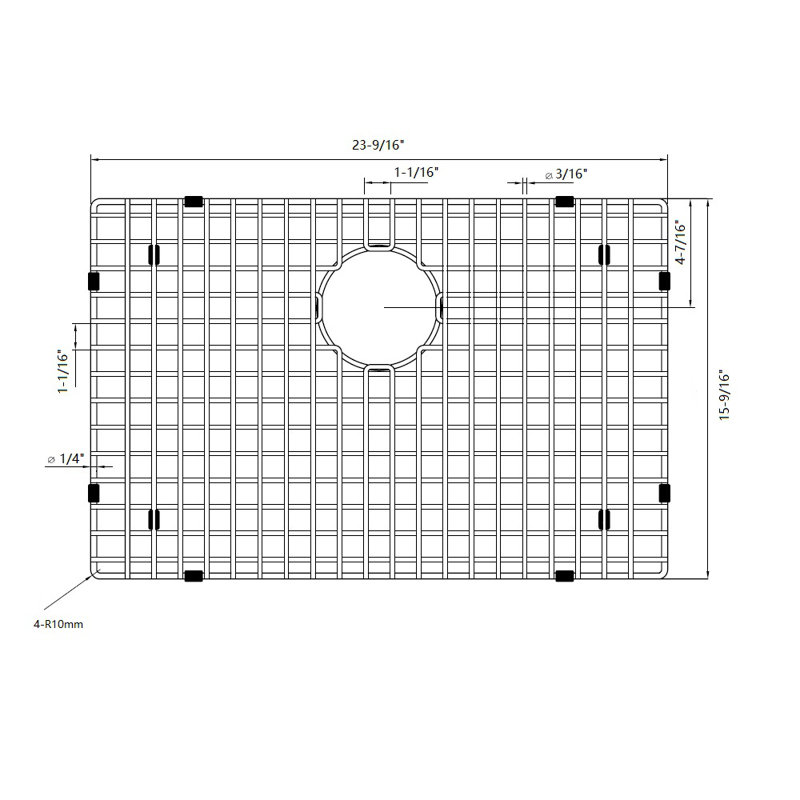 Daweier Bottom Grid For Esq240900