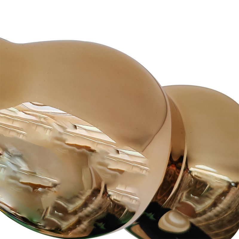 Addaleigh Glass Jar, 50cm H  x 19.8cm W  x 19.8cm D, Gold