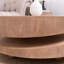 Table basse Modern Modern - Table d'appoint en bois au fini naturel 31,3 po pour le salon