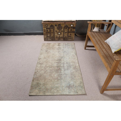 Artisanal Turkish Rug With Antique Wash Finish Enhances Your Living Space With Unique Oushak Style
