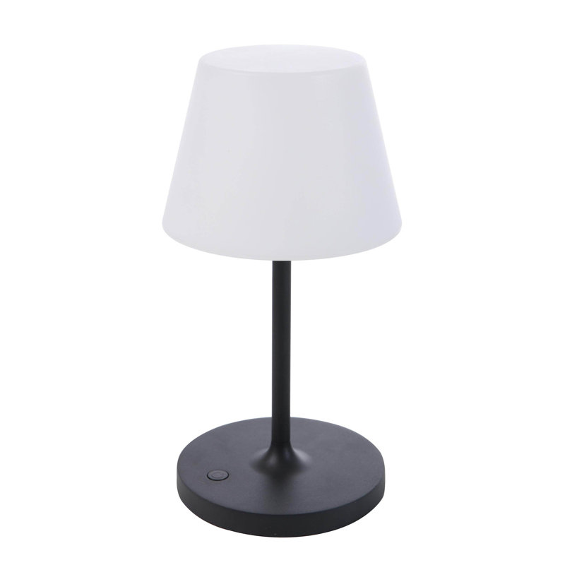 Alpha Outdoor Table Lamp, Black