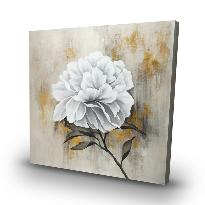 peony - 32"x32" art on canvas
