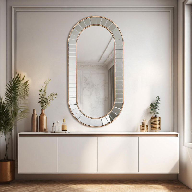 Pula Metal Flat Wall Mirror
