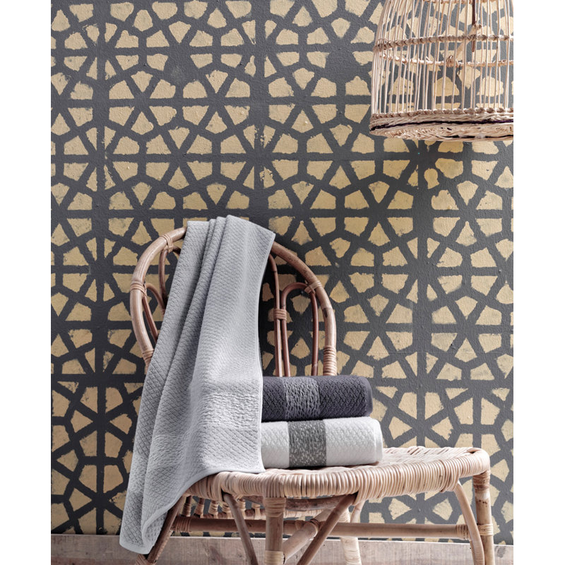 Turkish Cotton Midweight Hand Towel, Anthracite