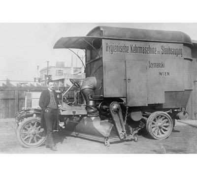 Invention de la machine de nettoyage par aspiration-reproduction de photo
