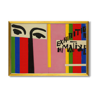 Design for Cover of Exhibition Catalogue, 1951-Henri Matisse-Custom Framed Canvas