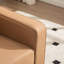 Fauteuil club pivotant simple avec accoudoirs en tissu technique 33,6 po l 33,6 po-130547548