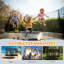 Trampoline YumHome de 3,66 m (12 pi), certifié ASTM, structure gonflable extérieure pour jardin, cadre en acier robuste avec filet de sécurité et échelle, capacité de charge de 150 kg (330 lb), conçu pour le plaisir de toute la famille, facile à assembler et résistant à la rouille