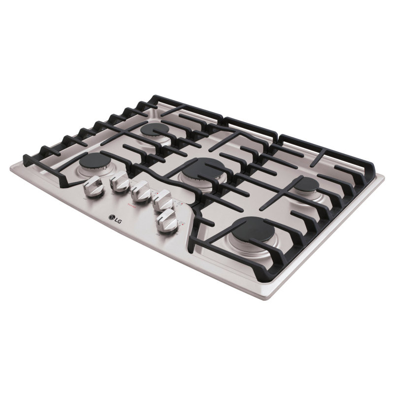 LG 30" Gas Cooktop, Stainless Steel