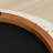 Eloni Round Fabric Upholstered Solid Wood Ottoman-333302352