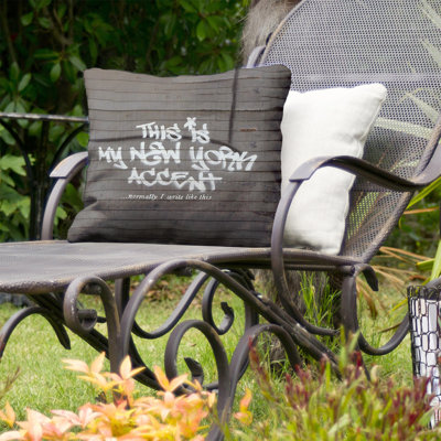 Striped Outdoor Reversible Throw Pillow